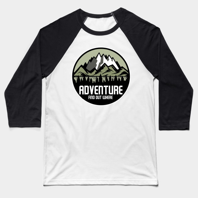 Adventure Baseball T-Shirt by Stayhoom